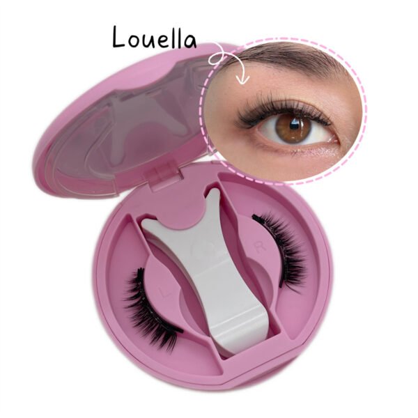 Quantum magnetic soft eyelash 4 pieces in1pairs(LOUELLA)