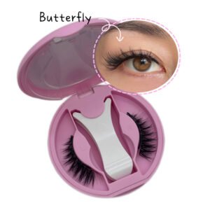 Quantum magnetic soft eyelash 4 pieces in1pairs（BUTTERFLY）