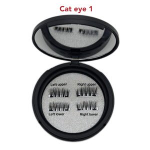 Half quantum magnetic eyelash 4 pieces in1pairs（CAT EYELASH 1）