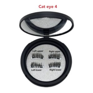 Half quantum magnetic eyelash 4 pieces in1pairs（CAT EYELASH 4）
