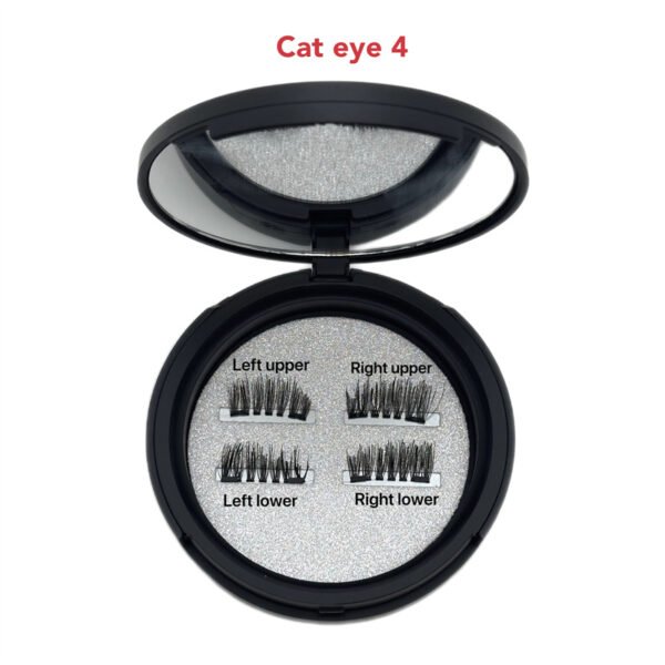Half quantum magnetic eyelash 4 pieces in1pairs（CAT EYELASH 4）